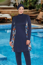 Rozamay Burkini Swimsuit-9106  Voile